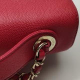 Chanel Business Affinity Flap Bag Quilted Caviar Small — thumbnail 11