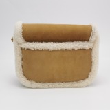 Christian Dior Bobby Flap Bag Shearling and Suede Medium — thumbnail 3