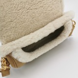 Christian Dior Bobby Flap Bag Shearling and Suede Medium — thumbnail 6