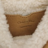 Christian Dior Bobby Flap Bag Shearling and Suede Medium — thumbnail 7