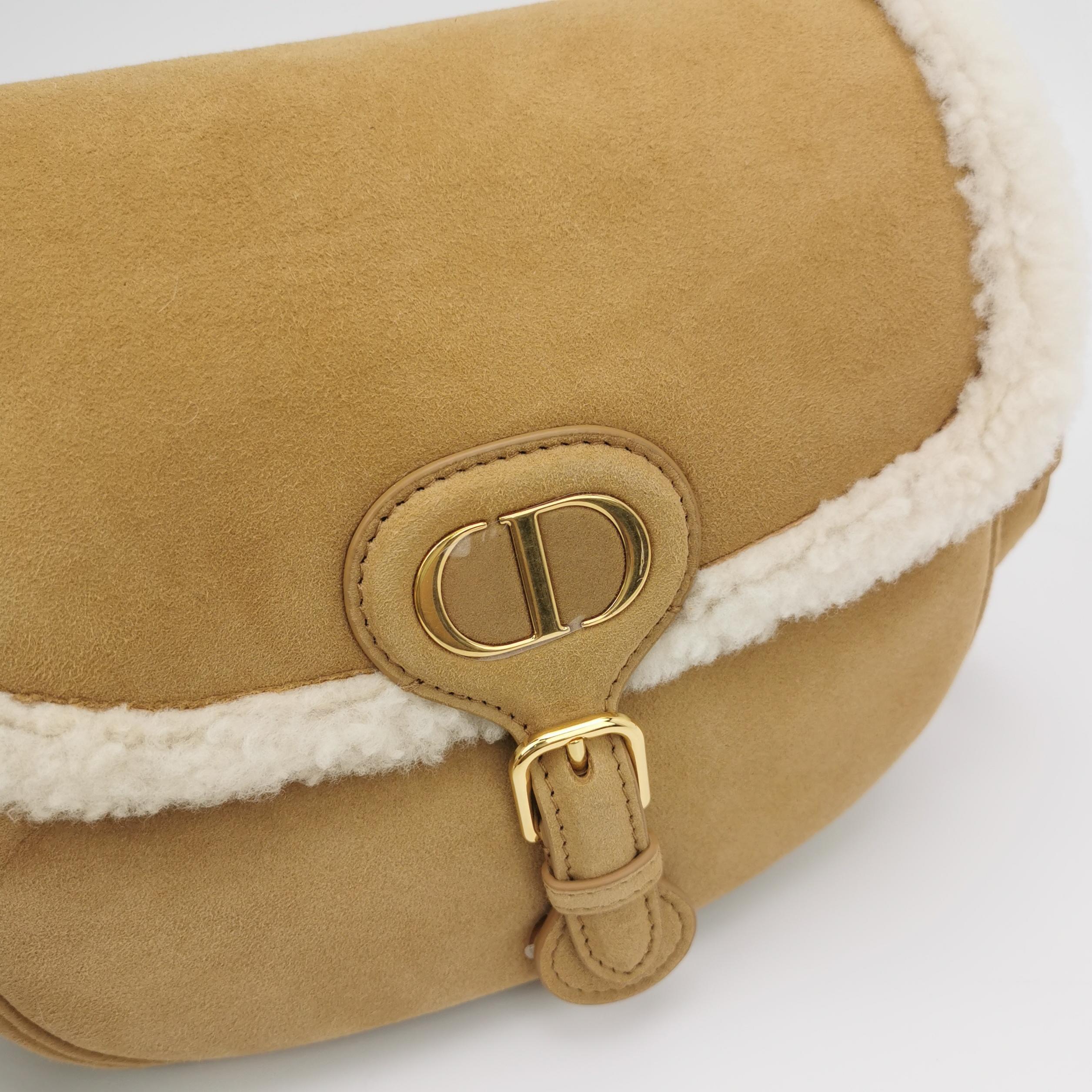 Christian Dior Bobby Flap Bag Shearling and Suede Medium — photo 8 of 9