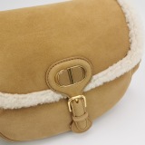 Christian Dior Bobby Flap Bag Shearling and Suede Medium — thumbnail 8