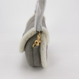 Christian Dior Bobby Flap Bag Shearling and Suede Medium — thumbnail 3