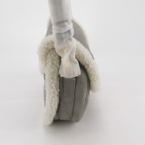 Christian Dior Bobby Flap Bag Shearling and Suede Medium — thumbnail 4