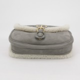 Christian Dior Bobby Flap Bag Shearling and Suede Medium — thumbnail 5