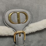 Christian Dior Bobby Flap Bag Shearling and Suede Medium — thumbnail 8