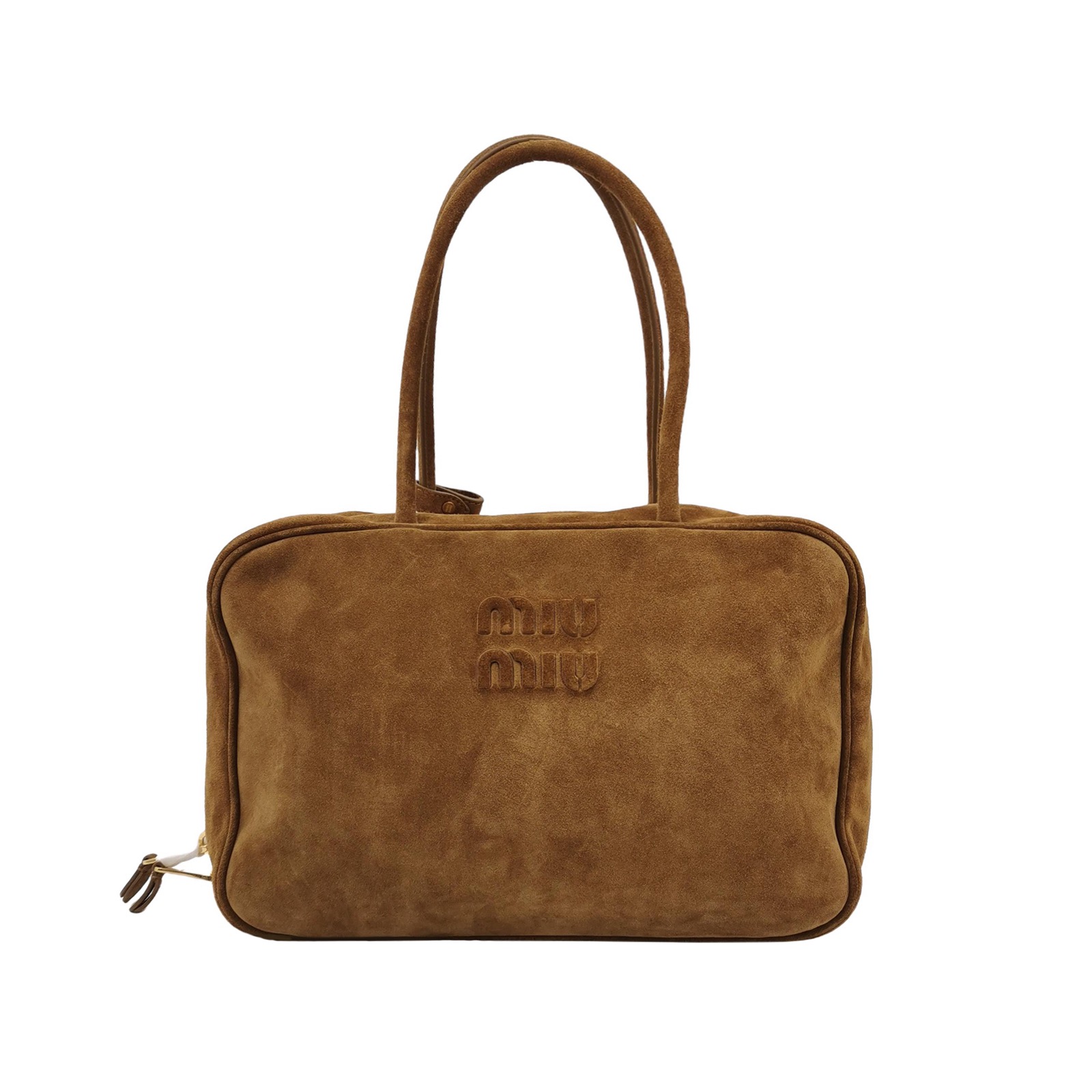 Miu Miu Beau Top Handle Bag Suede Large — photo 1 of 13
