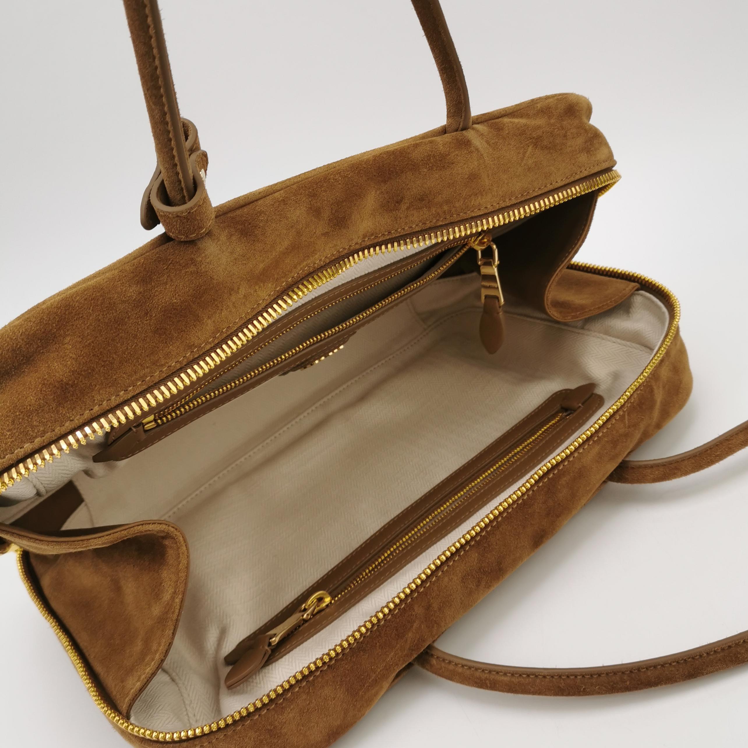Miu Miu Beau Top Handle Bag Suede Large — photo 9 of 13