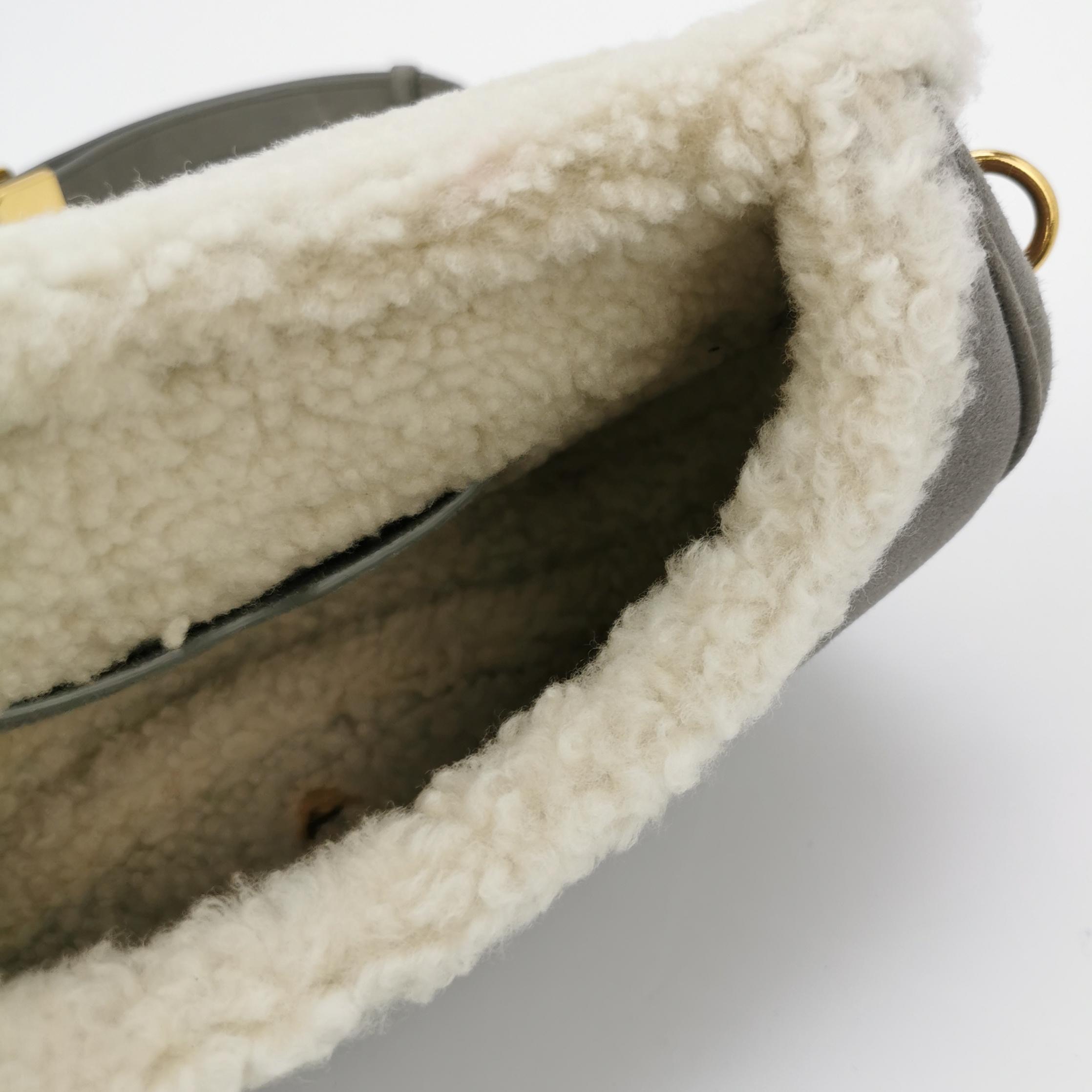 Christian Dior Bobby Flap Bag Shearling and Suede Medium — photo 7 of 15