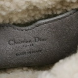 Christian Dior Bobby Flap Bag Shearling and Suede Medium — thumbnail 8