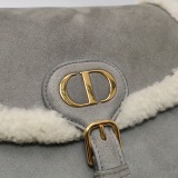 Christian Dior Bobby Flap Bag Shearling and Suede Medium — thumbnail 9