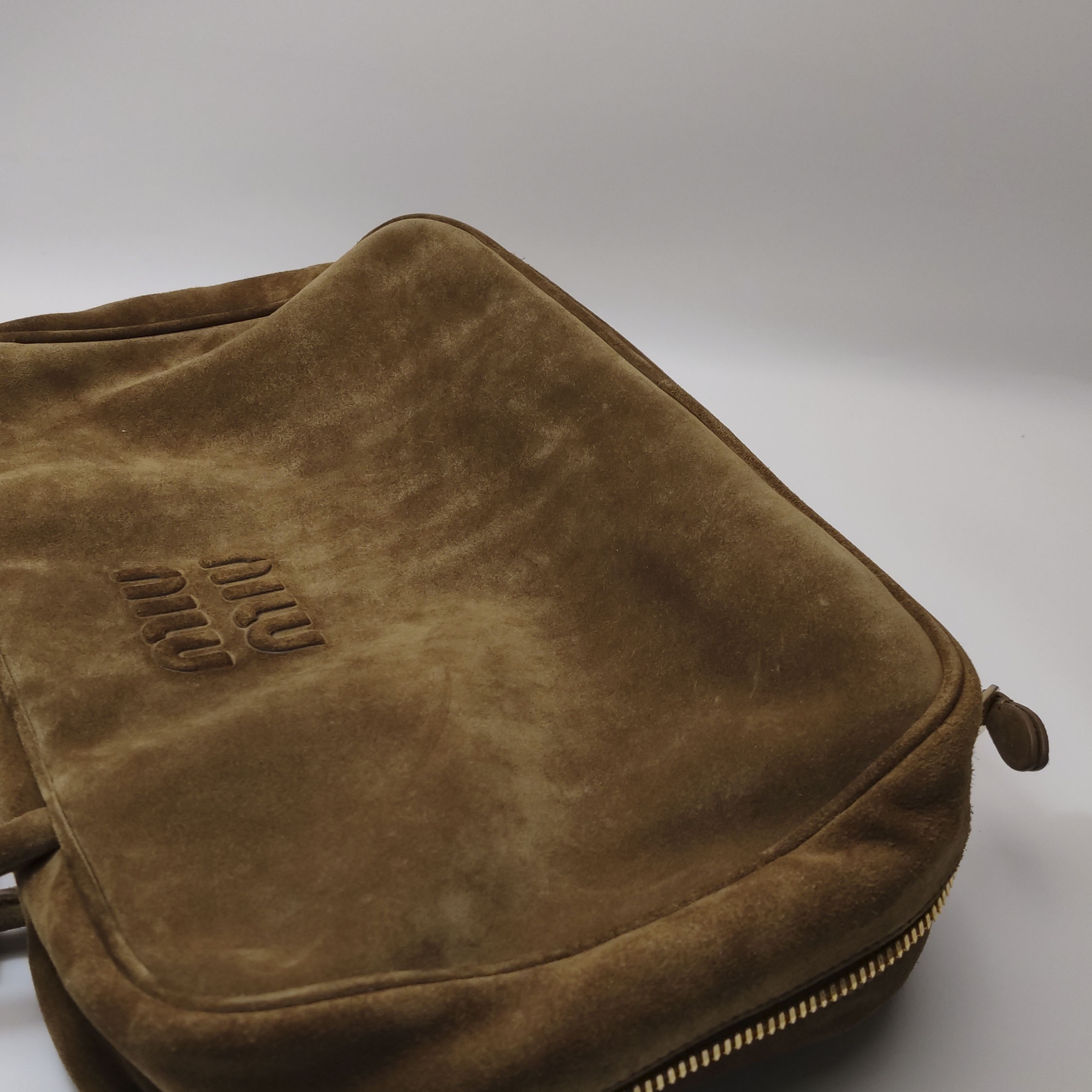 Miu Miu Beau Top Handle Bag Suede Large — photo 7 of 13