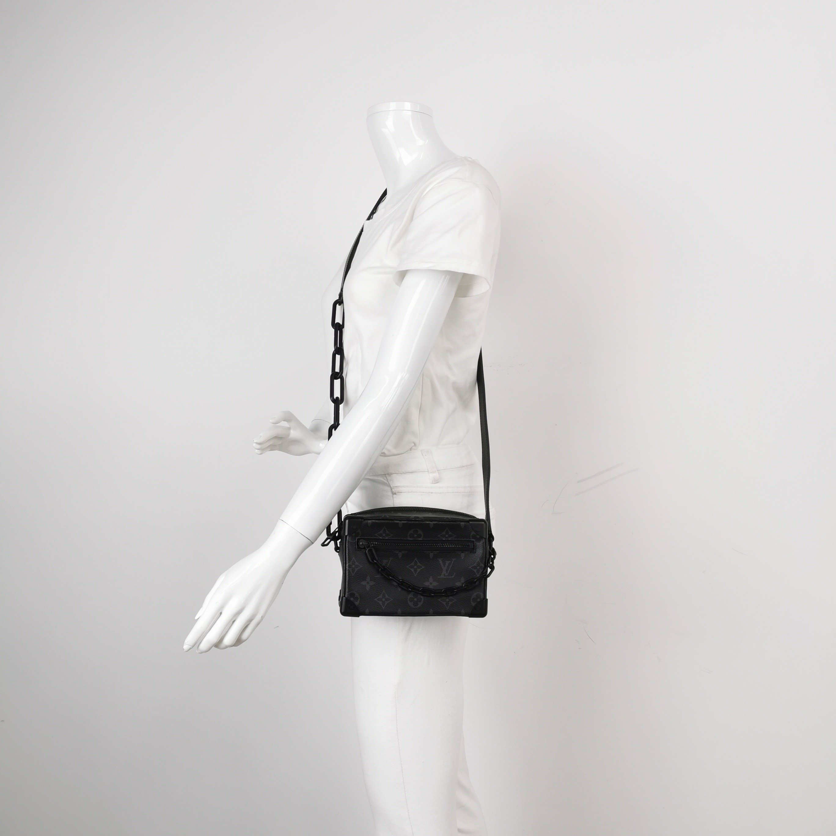 Louis Vuitton(LV) Soft Trunk Bag Monogram Eclipse Canvas Mini — alternate view
