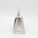 Balenciaga Hourglass Top Handle Bag Crocodile Embossed Leather XS — thumbnail 4