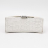 Balenciaga Hourglass Top Handle Bag Crocodile Embossed Leather XS — thumbnail 6