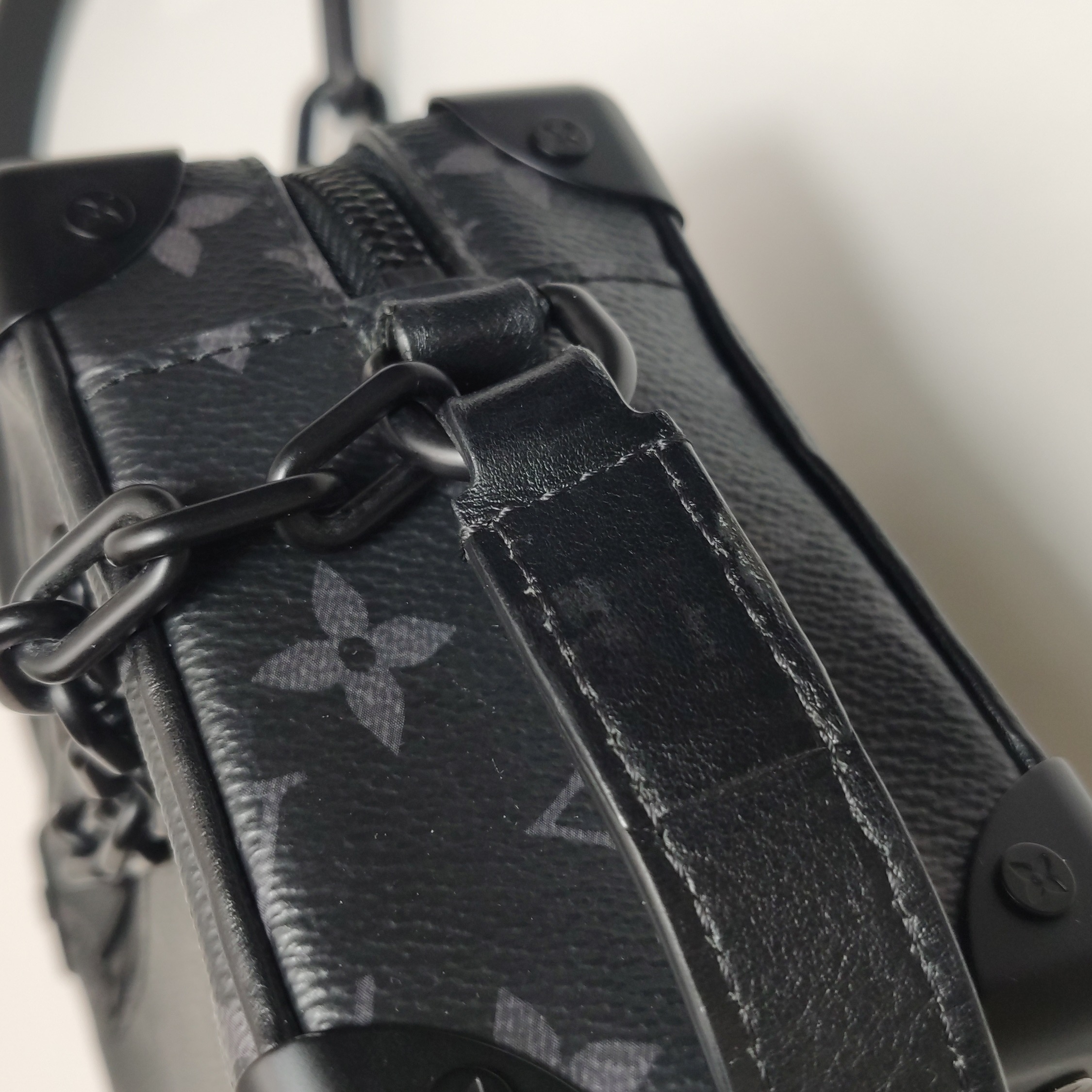 Louis Vuitton(LV) Soft Trunk Bag Monogram Eclipse Canvas Mini — photo 11 of 13