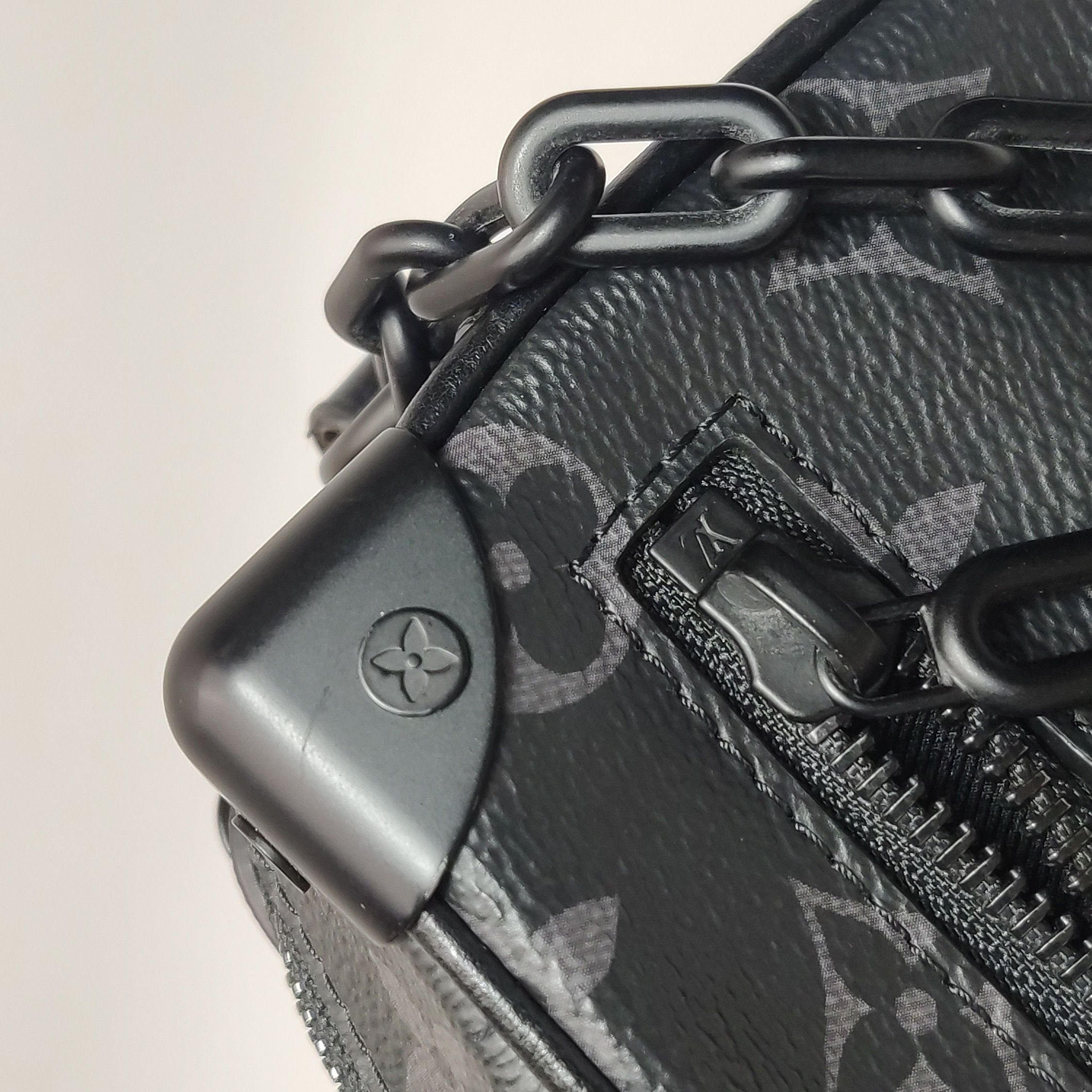 Louis Vuitton(LV) Soft Trunk Bag Monogram Eclipse Canvas Mini — photo 9 of 13