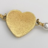 Chanel CC Logo Heart Necklace Metal — thumbnail 8