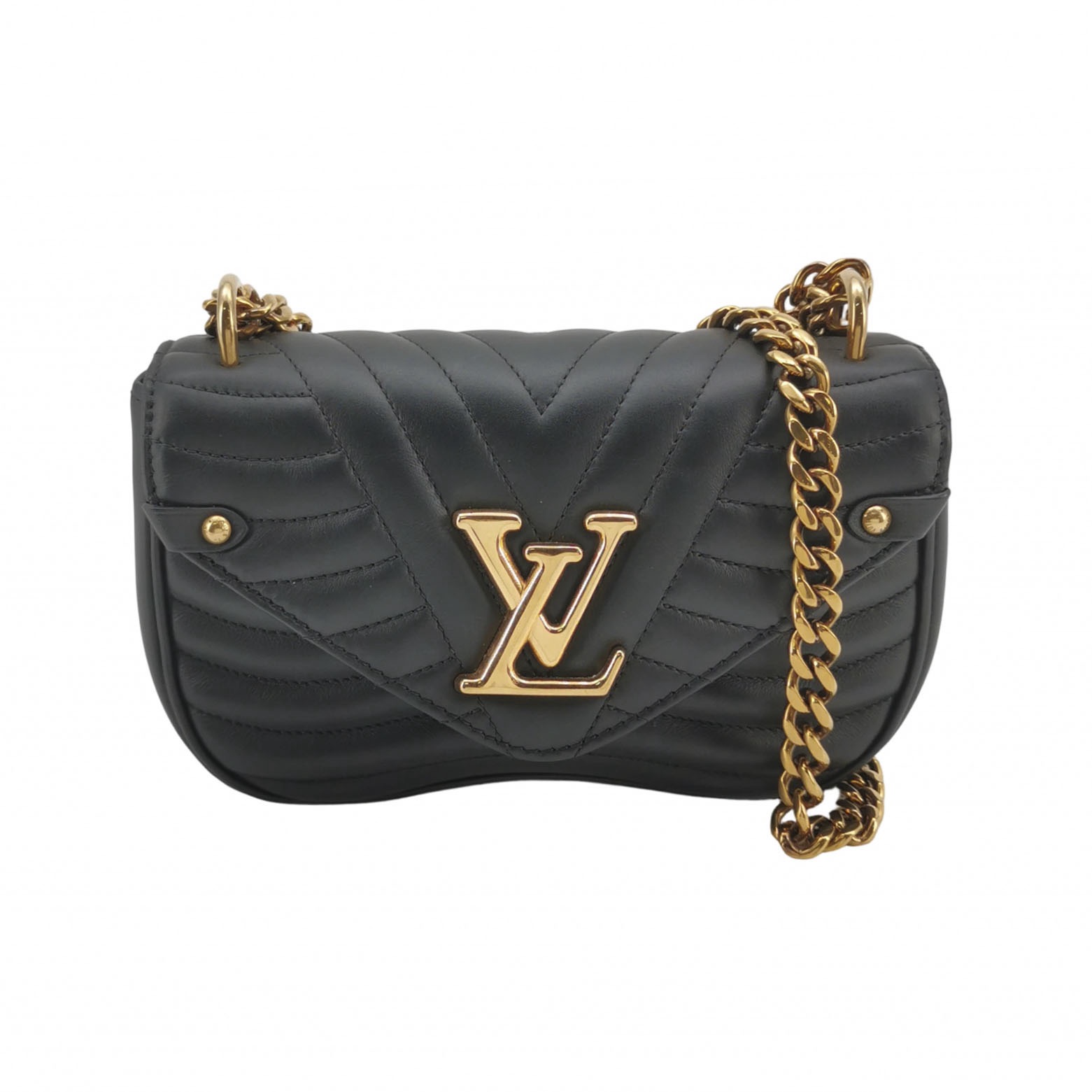 Louis Vuitton(LV) New Wave Chain Bag Quilted Leather PM — photo 1 of 15