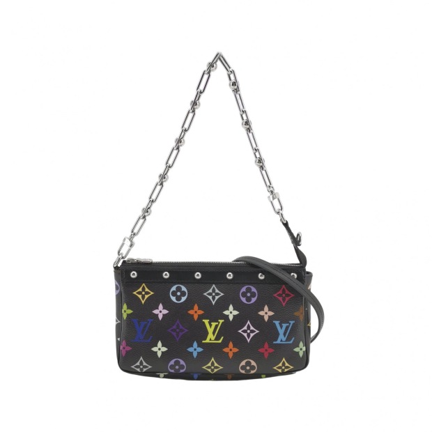 Louis Vuitton(LV) x Takashi Murakami Chain Pochette Accessoires NM Monogram Multicolor — pre-owned, Vierlot