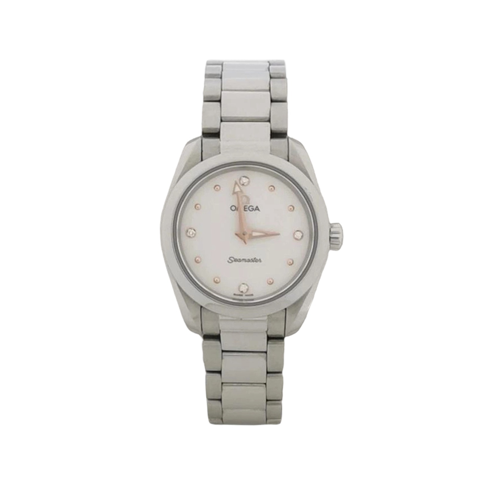 Omega Seamaster Aqua Terra 150M Quartz Watch Stainless Steel with Diamond Markers and Mother of Pearl 28 — photo 1 of 11