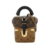 Louis Vuitton(LV) Camera Box Handbag Studded Reverse Monogram Canvas — thumbnail 1