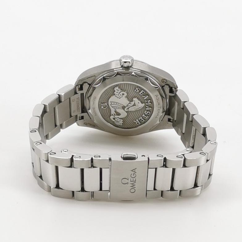 Omega Seamaster Aqua Terra 150M Quartz Watch Stainless Steel with Diamond Markers and Mother of Pearl 28 — photo 3 of 11