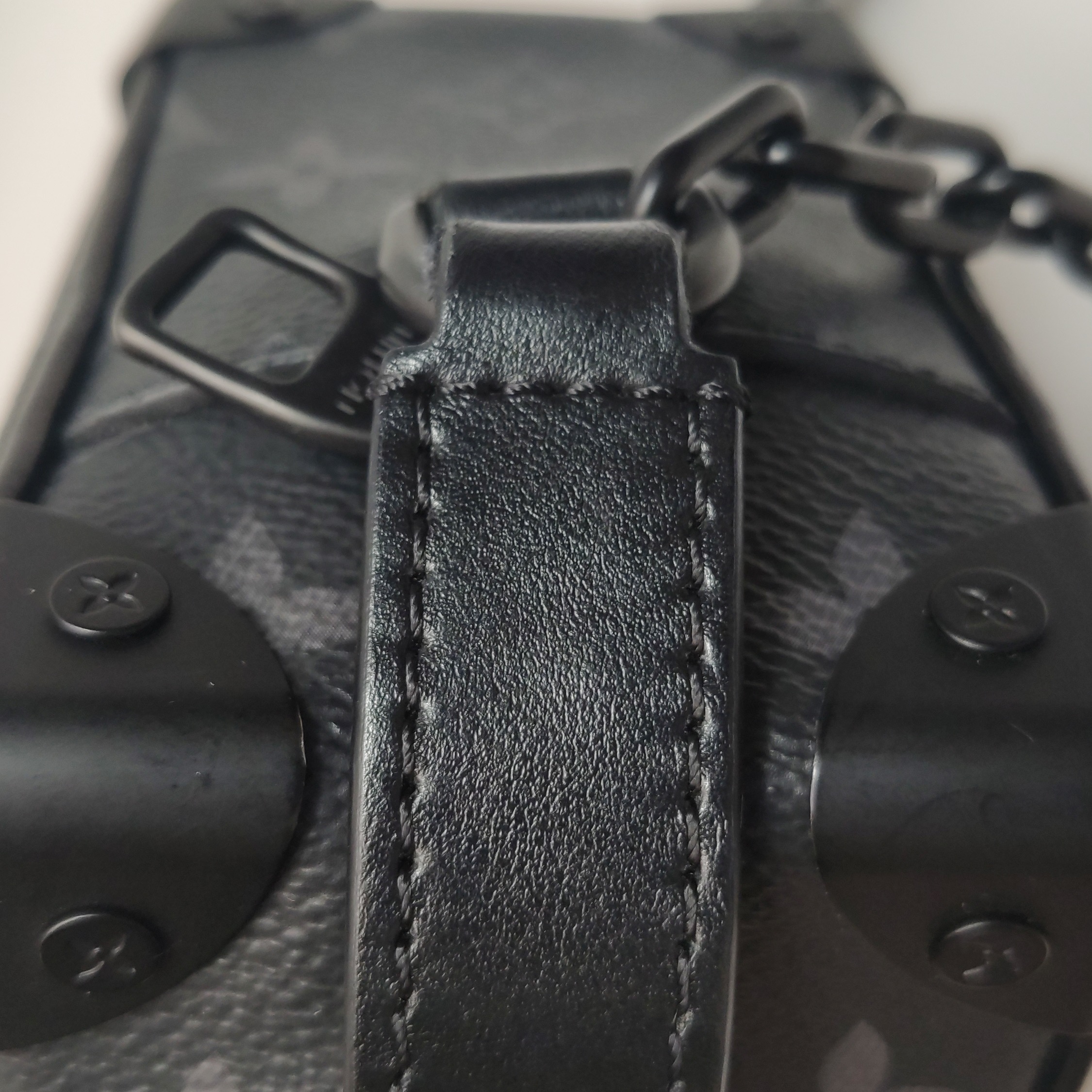 Louis Vuitton(LV) Soft Trunk Bag Monogram Eclipse Canvas Mini — photo 9 of 15
