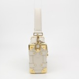 Louis Vuitton(LV) Side Trunk Handbag Monogram Dune Canvas PM — thumbnail 4