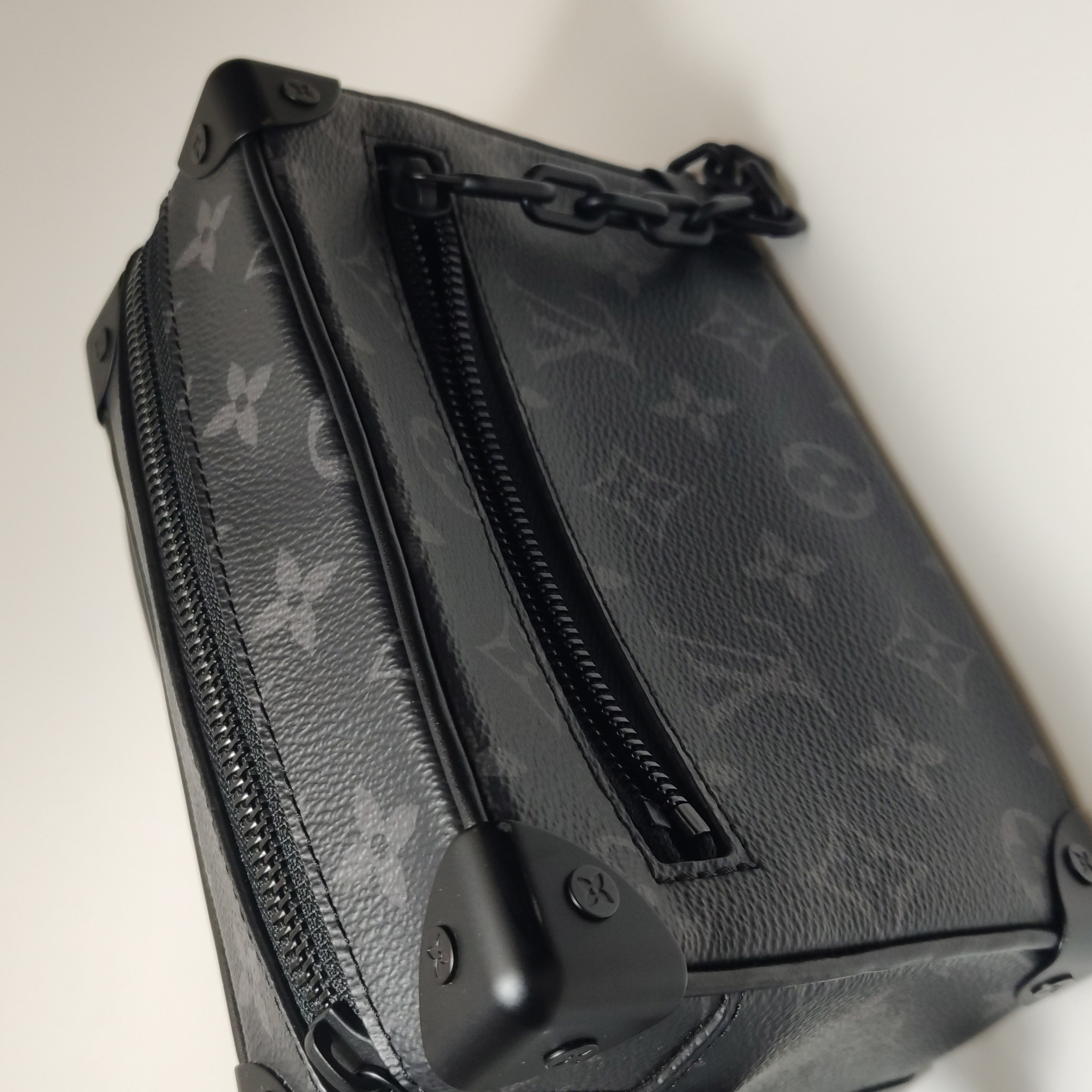 Louis Vuitton(LV) Soft Trunk Bag Monogram Eclipse Canvas Mini — photo 12 of 14