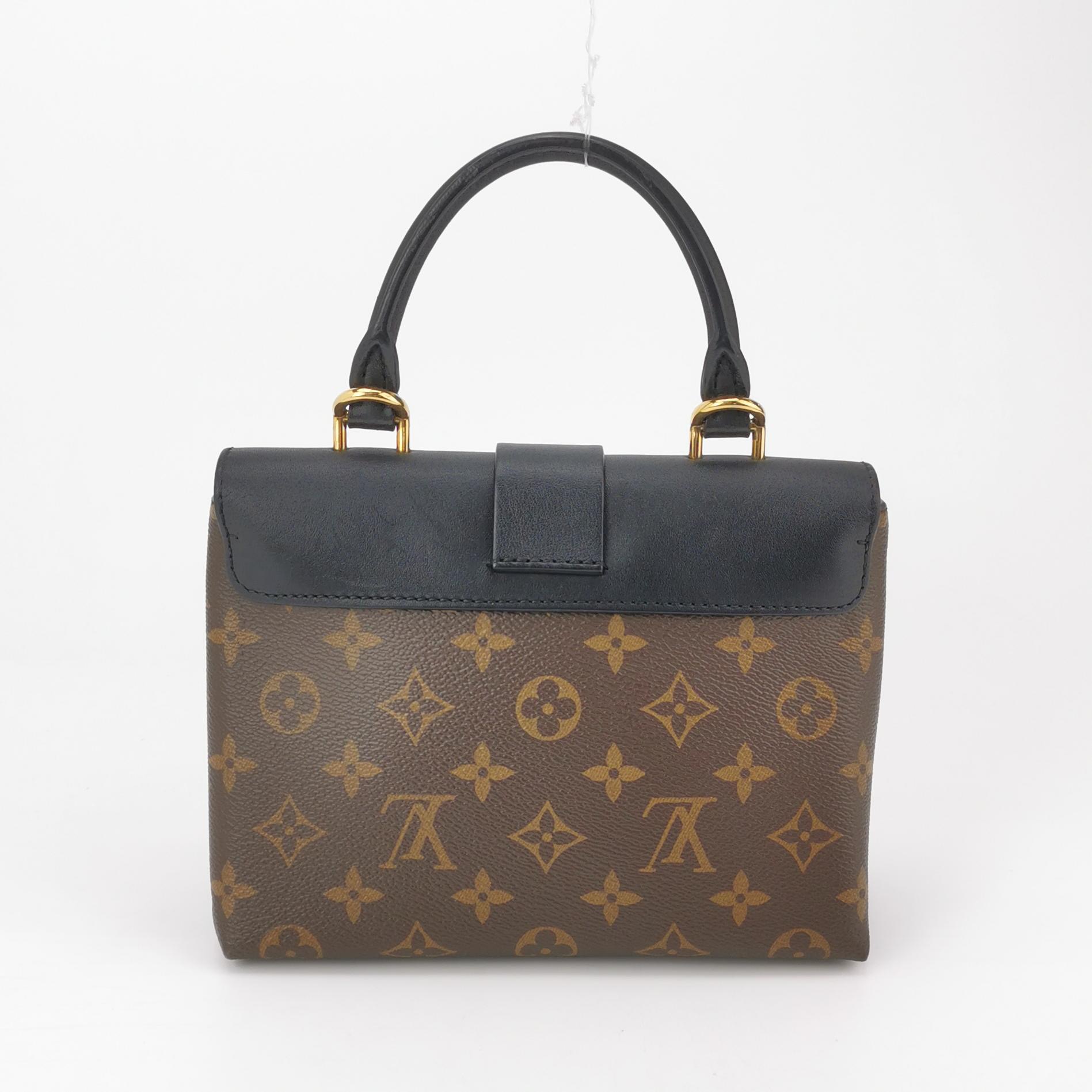 Louis Vuitton(LV) Locky Handbag Monogram Canvas with Leather BB