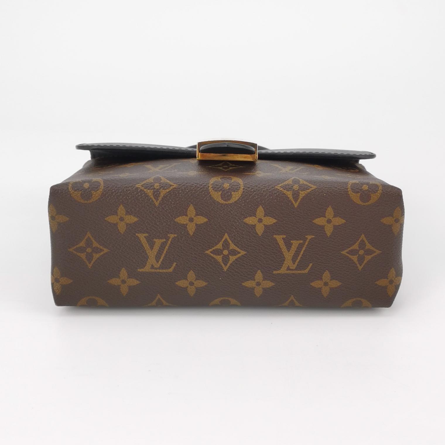 Louis Vuitton(LV) Locky Handbag Monogram Canvas with Leather BB