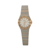 Omega Constellation Quartz Watch Stainless Steel and Rose Gold with Mother of Pearl 24 — thumbnail 1
