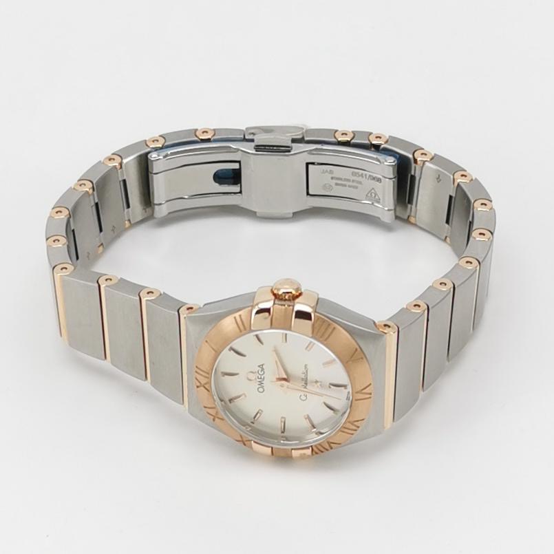 Omega Constellation Quartz Watch Stainless Steel and Rose Gold with Mother of Pearl 24 — alternate view