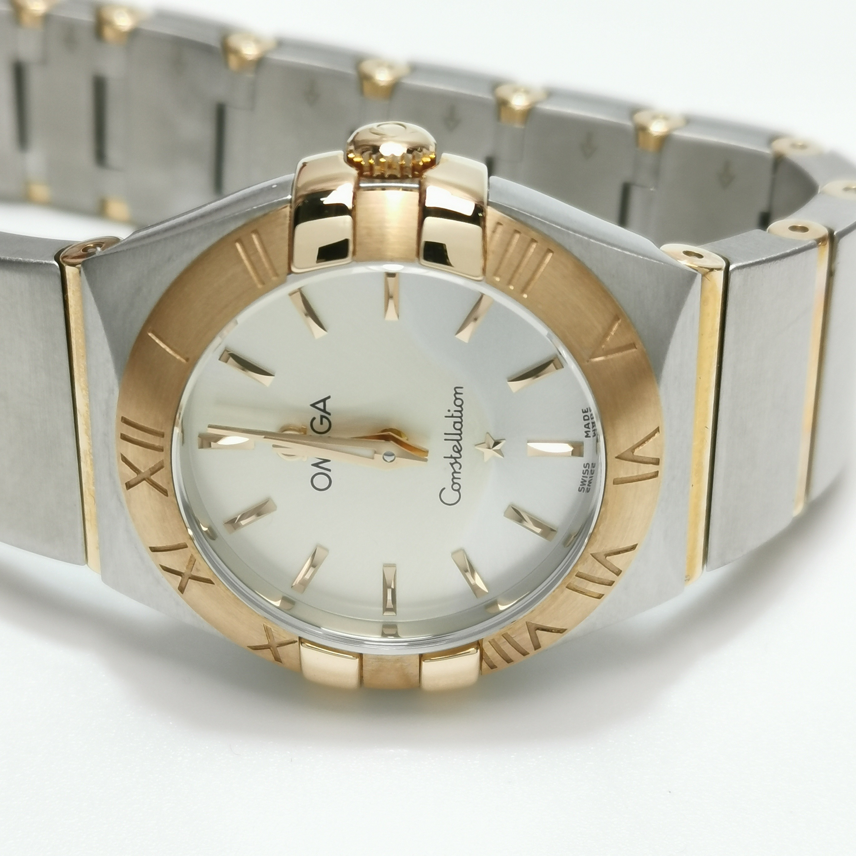 Omega Constellation Quartz Watch Stainless Steel and Rose Gold with Mother of Pearl 24 — photo 5 of 9