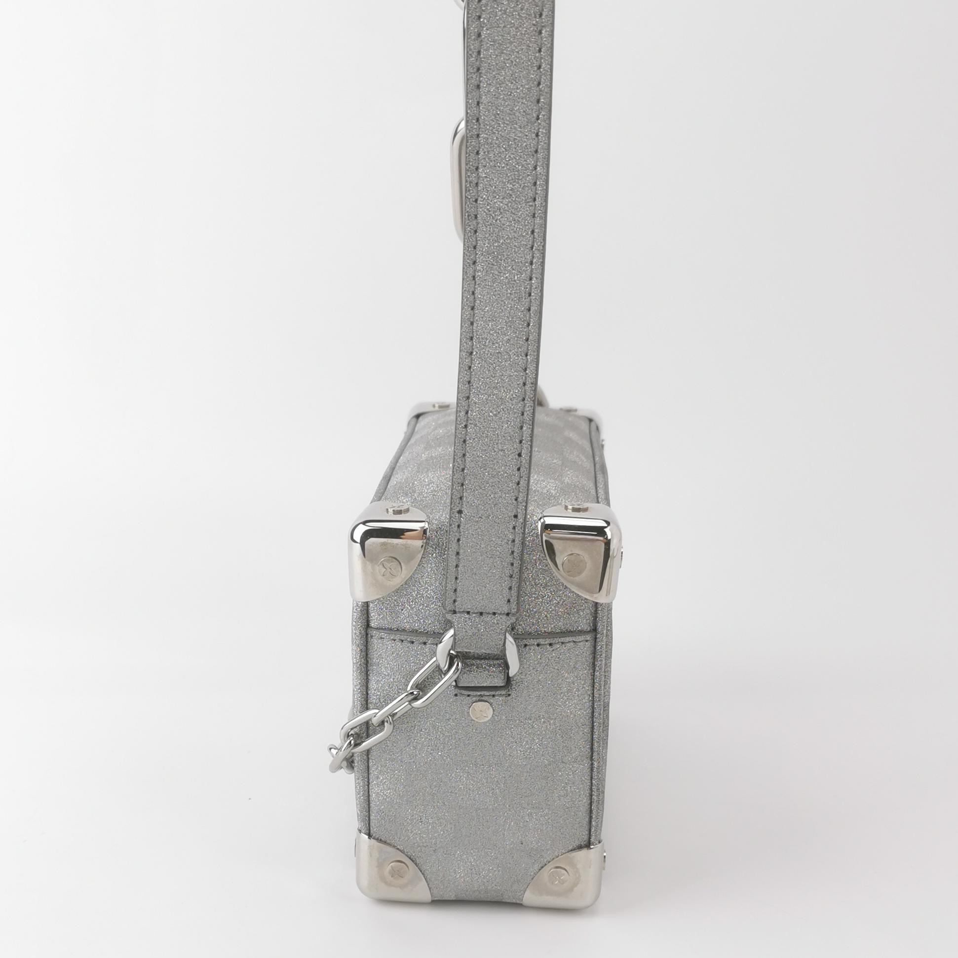 Louis Vuitton(LV) Soft Trunk Bag Damier Glitter Leather Mini — photo 5 of 14
