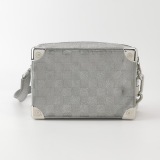 Louis Vuitton(LV) Soft Trunk Bag Damier Glitter Leather Mini — thumbnail 3