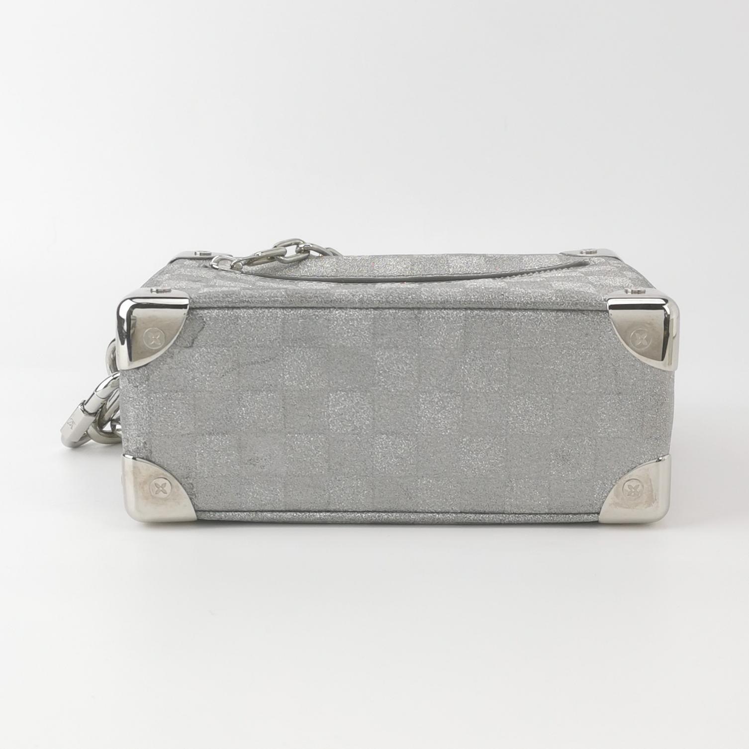 Louis Vuitton(LV) Soft Trunk Bag Damier Glitter Leather Mini — photo 6 of 14