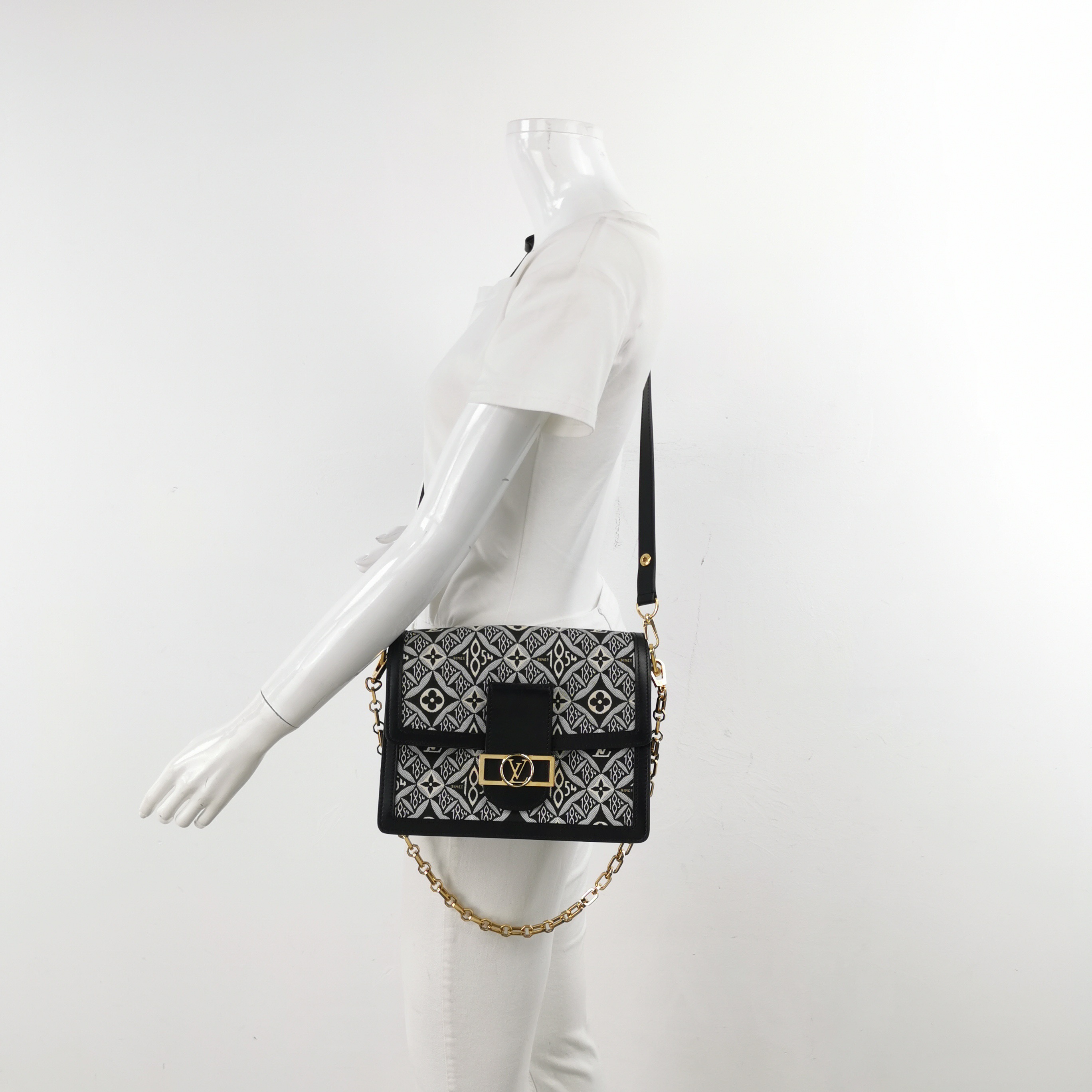 Louis Vuitton(LV) Dauphine Chain Wallet Limited Edition Since 1854 Monogram Jacquard — alternate view