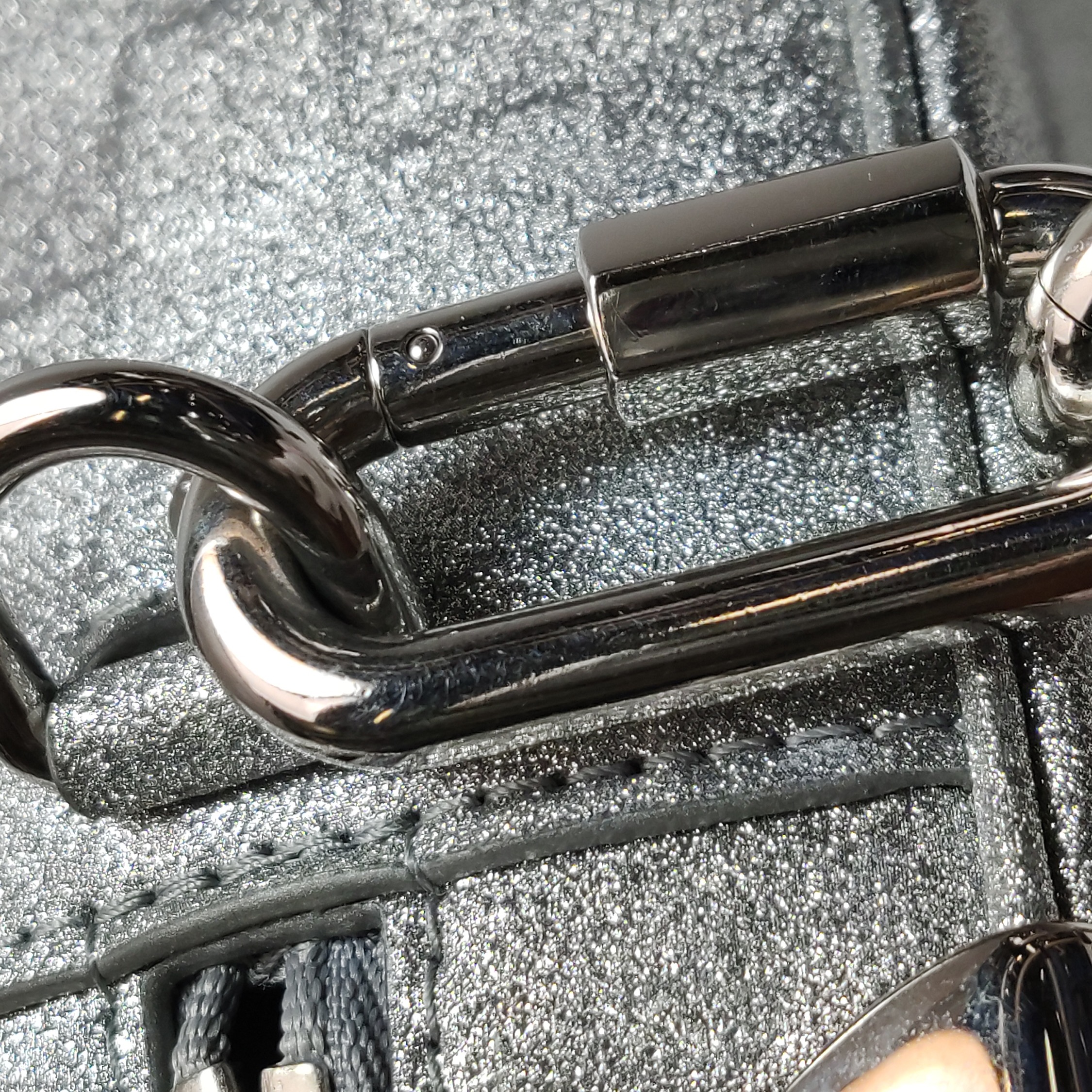 Louis Vuitton(LV) Soft Trunk Bag Damier Glitter Leather Mini — photo 10 of 14