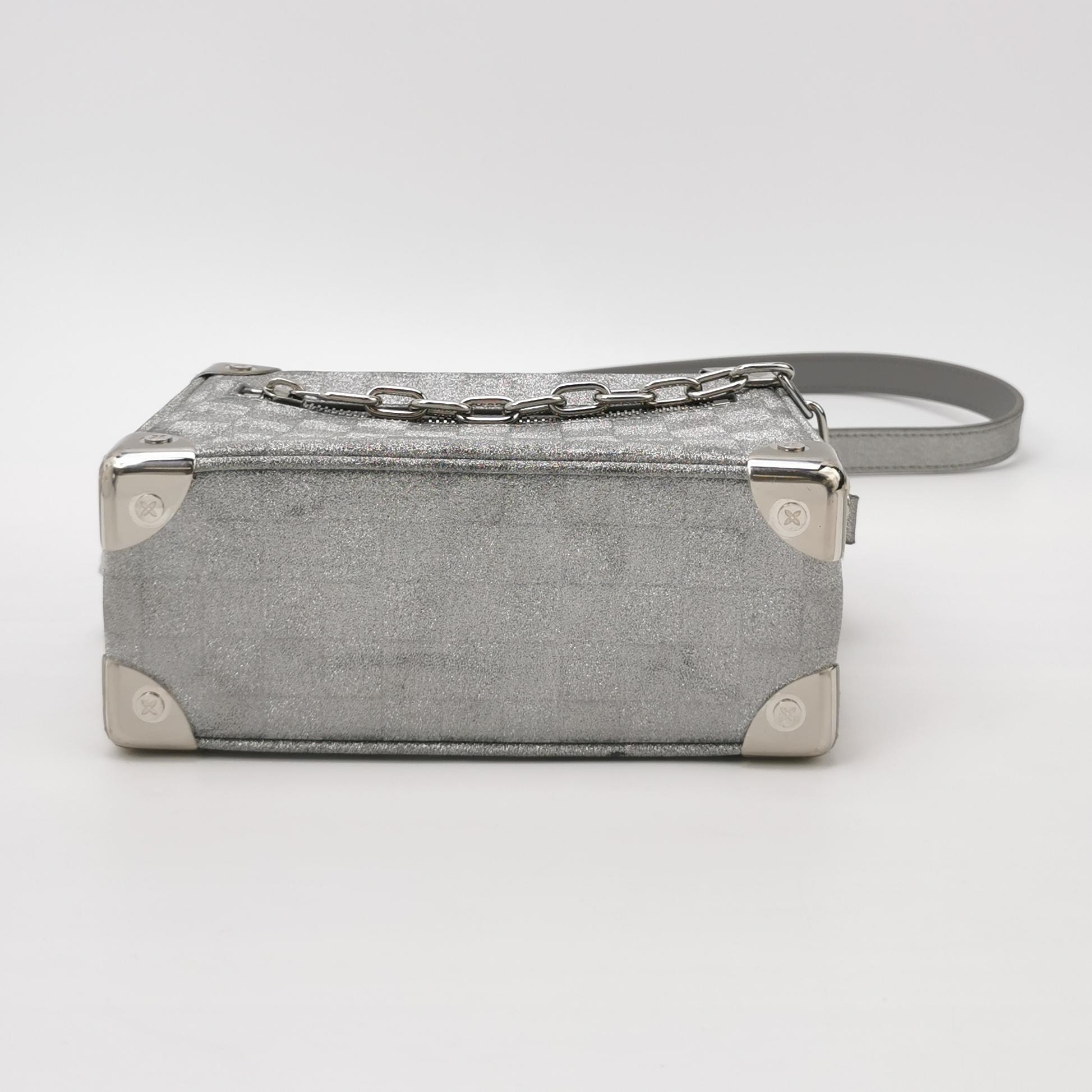 Louis Vuitton(LV) Soft Trunk Bag Damier Glitter Leather Mini — photo 6 of 13