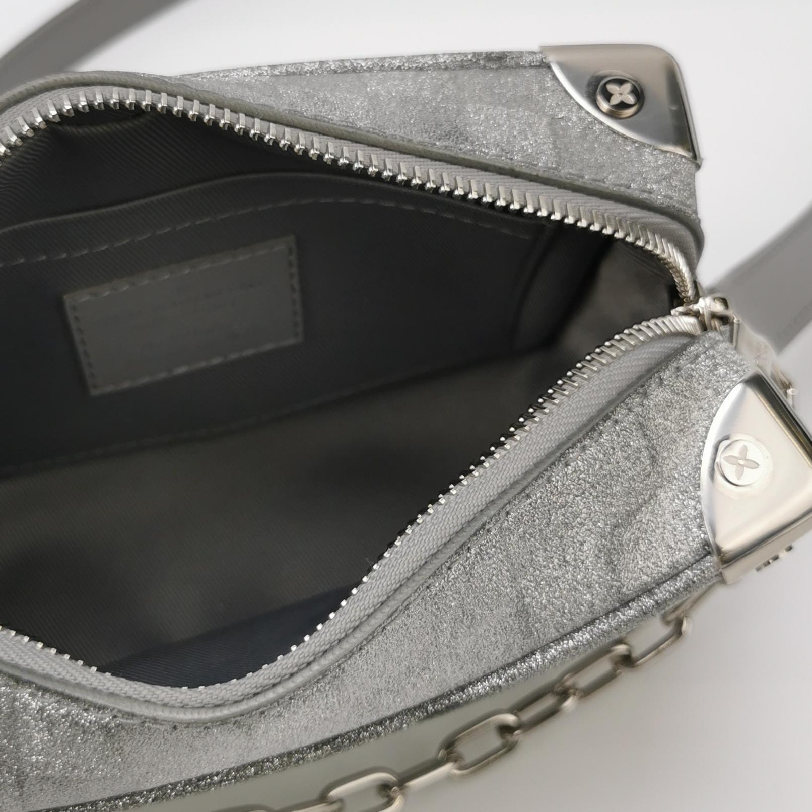 Louis Vuitton(LV) Soft Trunk Bag Damier Glitter Leather Mini — photo 7 of 13