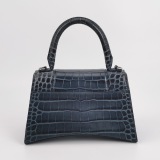 Balenciaga Hourglass Top Handle Bag Crocodile Embossed Leather Small — thumbnail 5