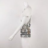Christian Dior Lady D-Lite Bag Embroidered Canvas Mini — thumbnail 2