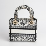 Christian Dior Lady D-Lite Bag Embroidered Canvas Mini — thumbnail 5
