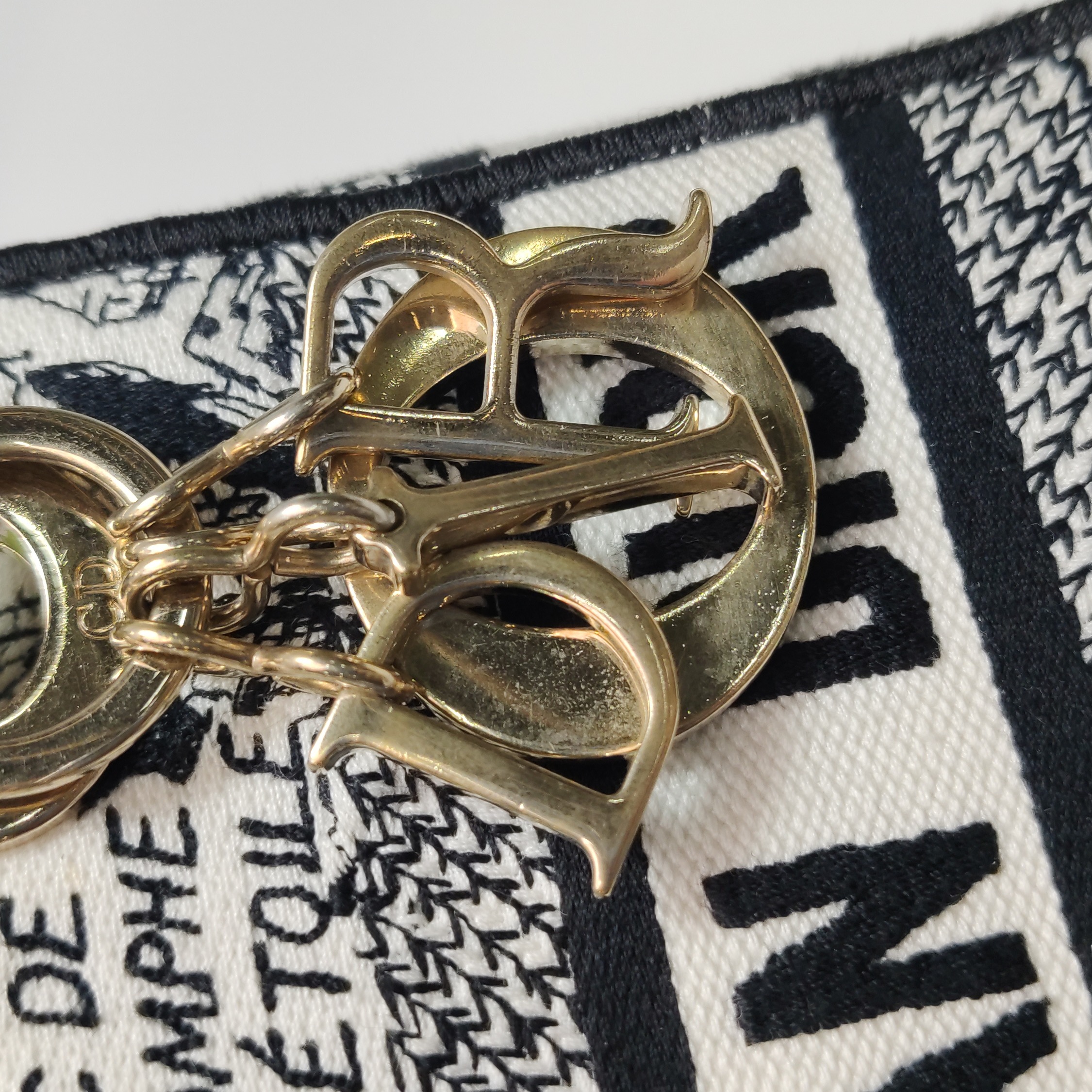 Christian Dior Lady D-Lite Bag Embroidered Canvas Mini — photo 10 of 11