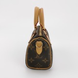 Louis Vuitton(LV) Speedy Bandouliere NM Bag Limited Edition Vivienne Xmas Monogram Canvas Nano — thumbnail 3