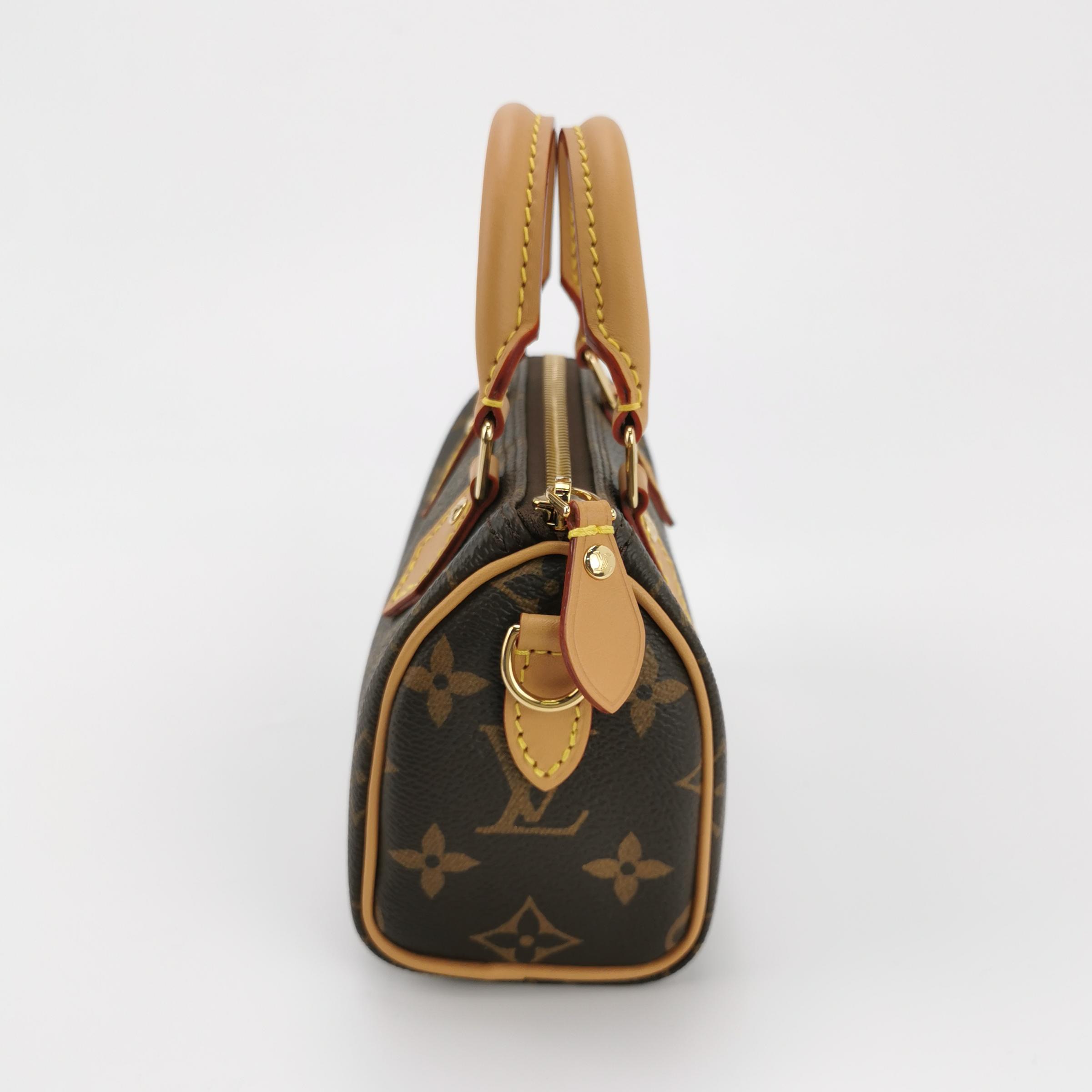 Louis Vuitton(LV) Speedy Bandouliere NM Bag Limited Edition Vivienne Xmas Monogram Canvas Nano