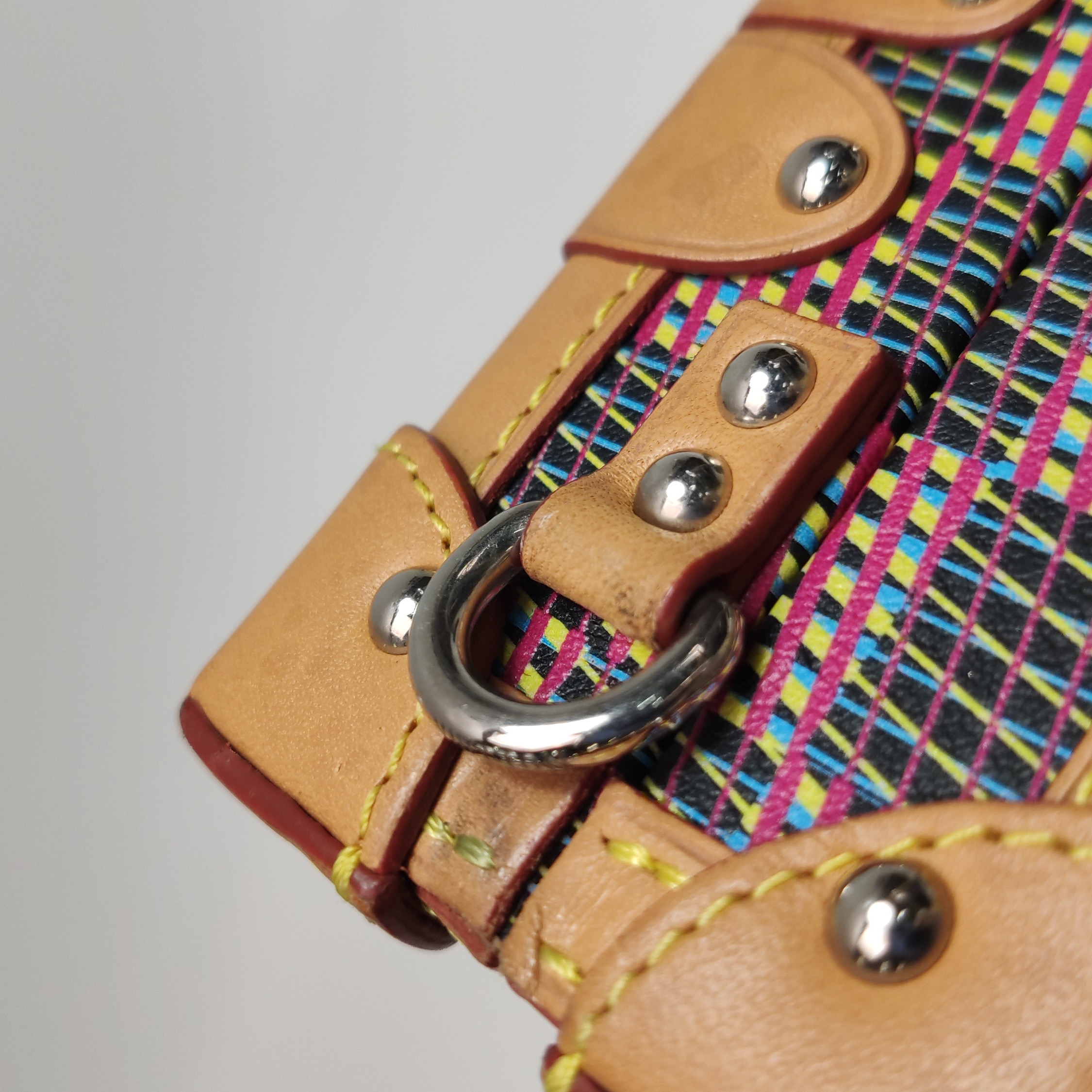 Louis Vuitton(LV) Petite Malle Handbag Damier Monogram LV Pop — photo 14 of 20