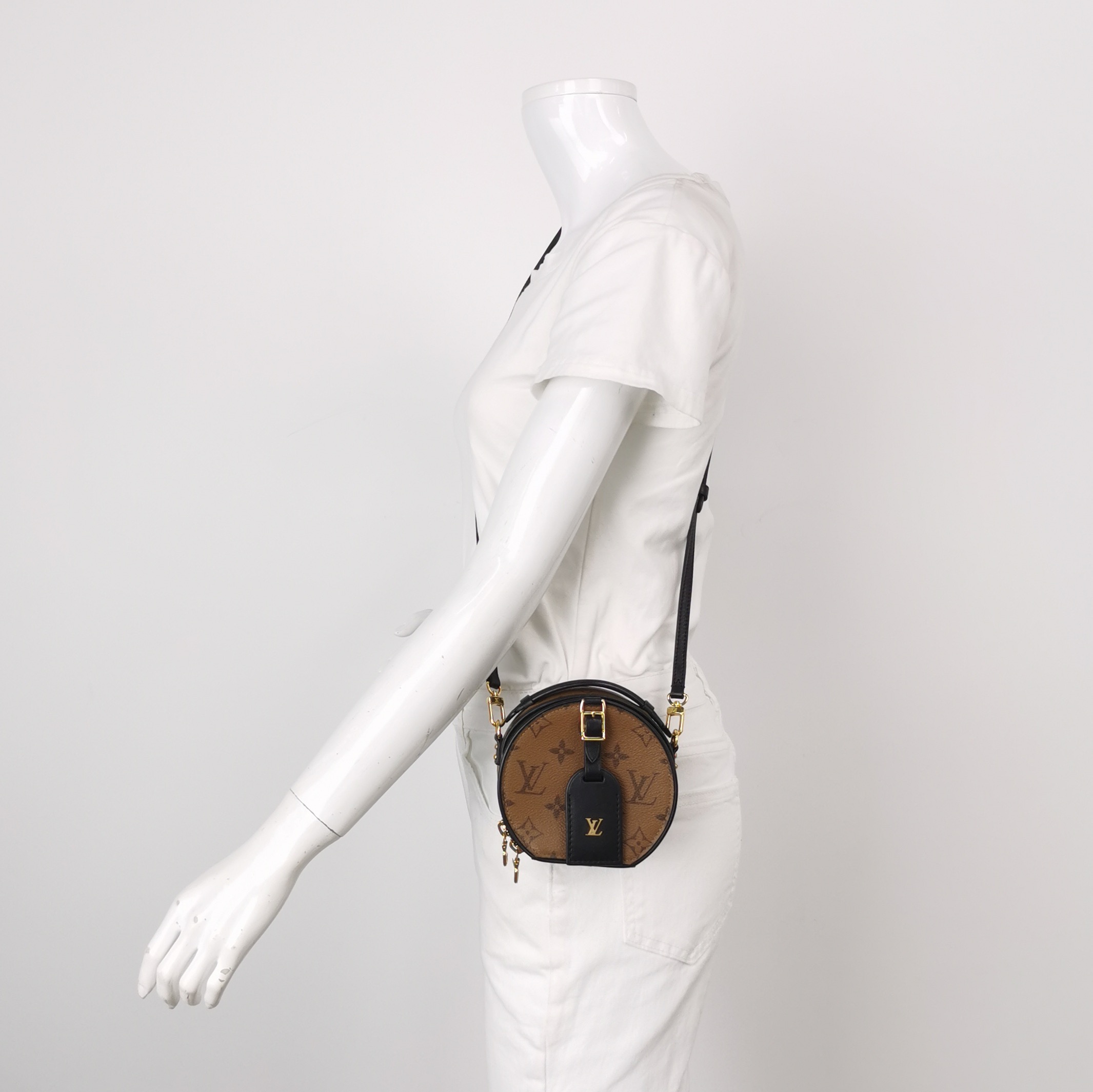 Louis Vuitton(LV) Mini Boite Chapeau Bag Reverse Monogram Canvas — alternate view